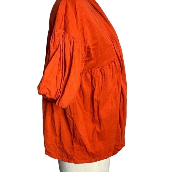 Patagonia Coral Orange Open Front Cardigan - Picture 2 of 4